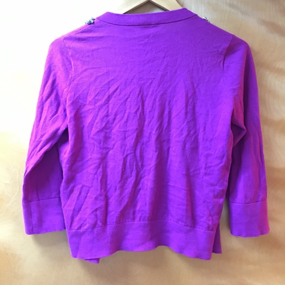 Kate Spade ♠️ Embellished collar Cardigan - Picture 4 of 11